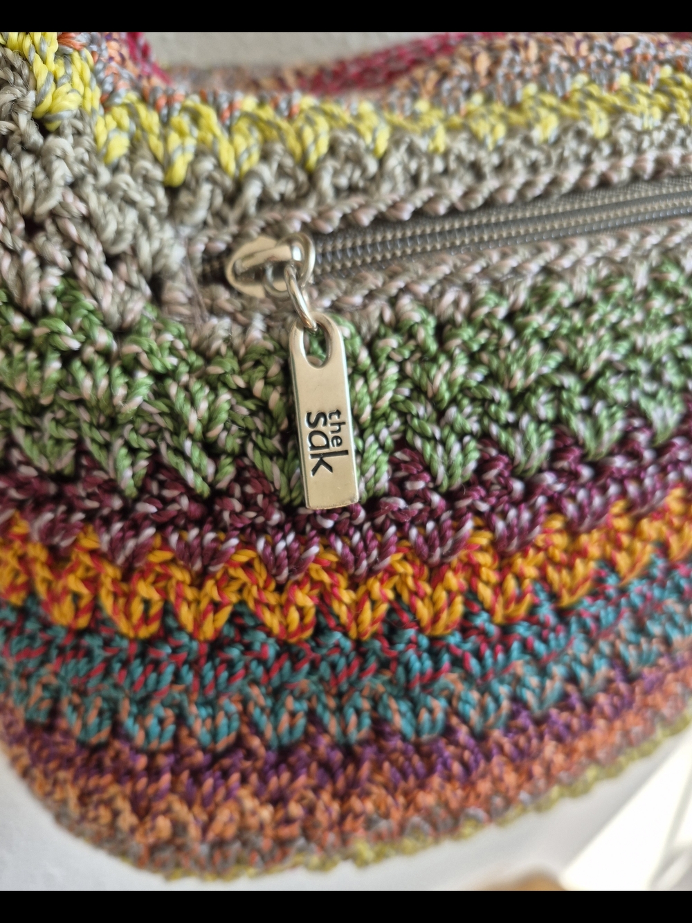 The Sak Multicolor Crochet Shoulder Bag - Casual Women’s Boho Purse - Picture 2 of 8